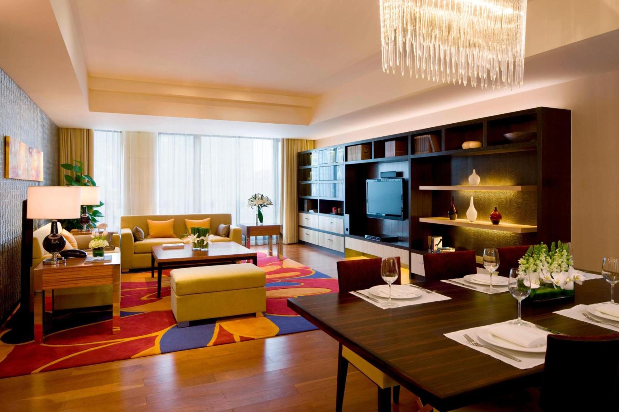 The Sandalwood Beijing Marriott Executive Apartments Exteriör bild